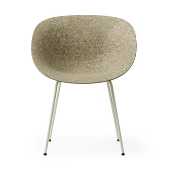 Mat Armchair armstoel - Seaweed-cream steel - Normann Copenhagen