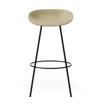 Mat Barstool barkruk 75 cm - Seaweed-black steel - Normann Copenhagen