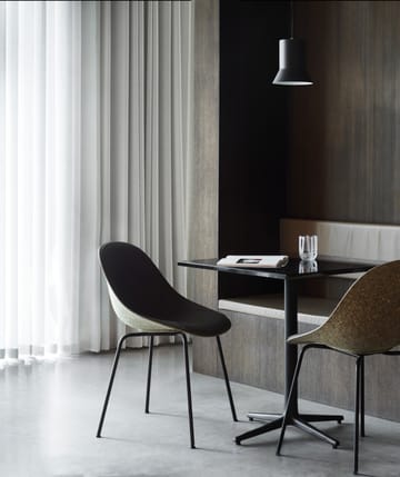 Mat Chair stoel - Seaweed-black steel - Normann Copenhagen