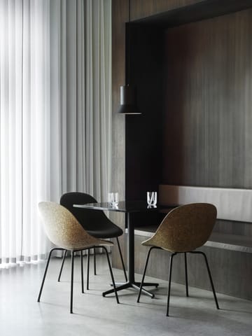 Mat Chair stoel - Seaweed-black steel - Normann Copenhagen