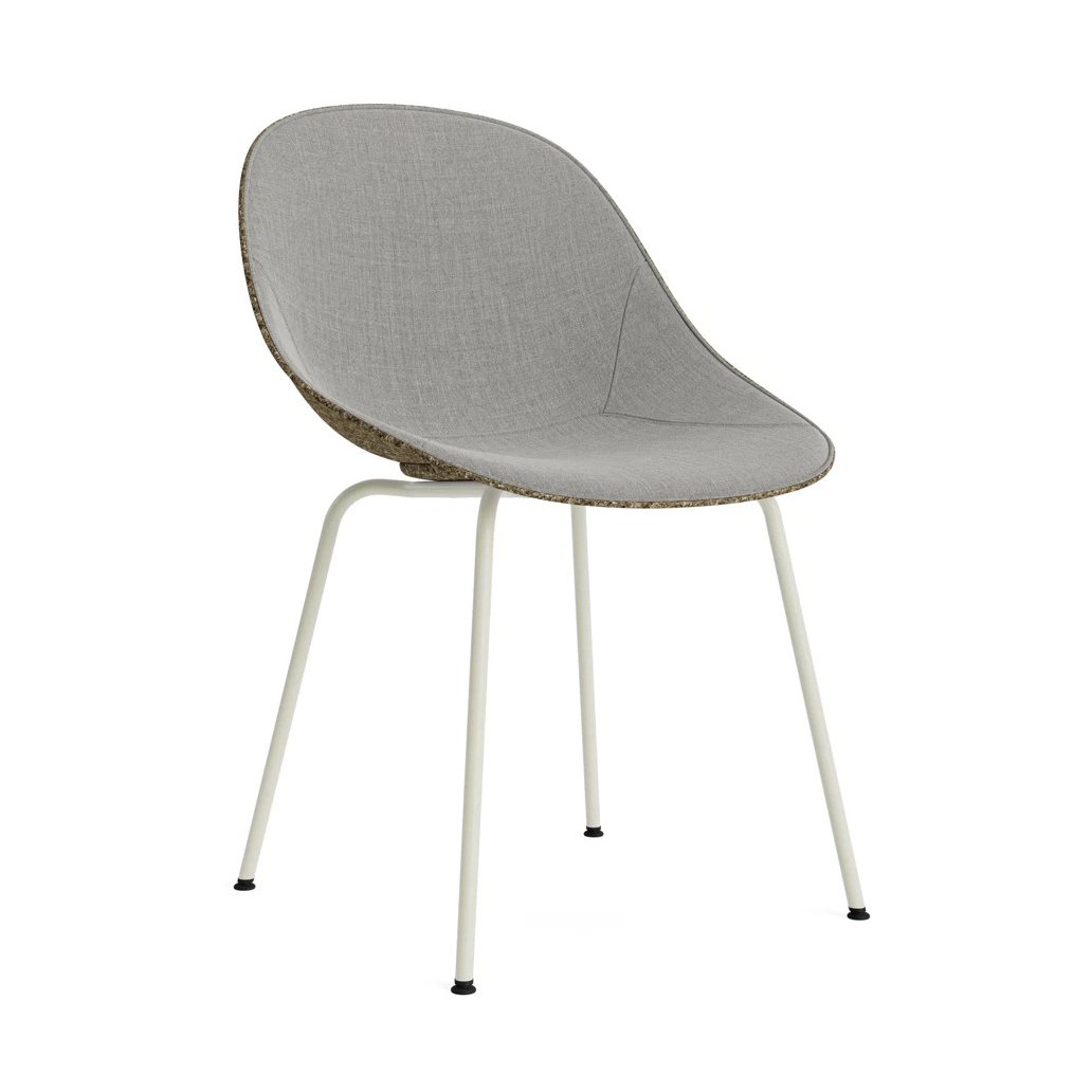 Normann Copenhagen Mat Chair stoel Seaweed-cream steel