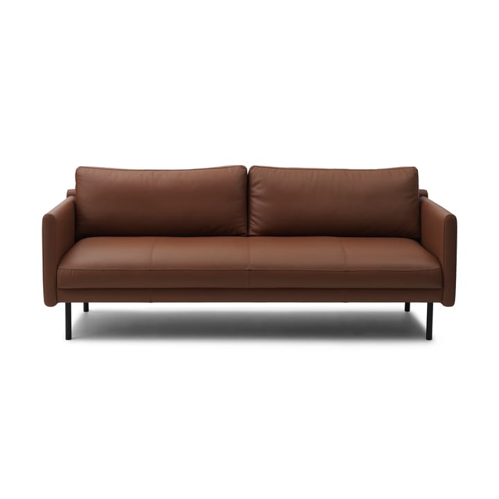 Rar 3-zits bank, Omaha leather cognac Normann Copenhagen