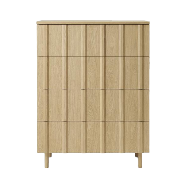 Normann Copenhagen Rib commode 4 lades Oak