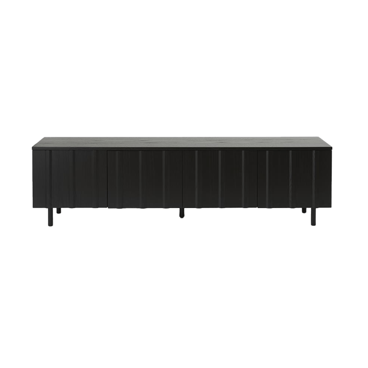 Rib dressoir laag - Soft Black - Normann Copenhagen