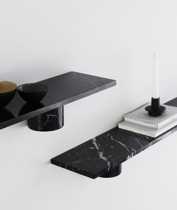 Sten Shelf wandplank 120 cm - Black marble - Normann Copenhagen