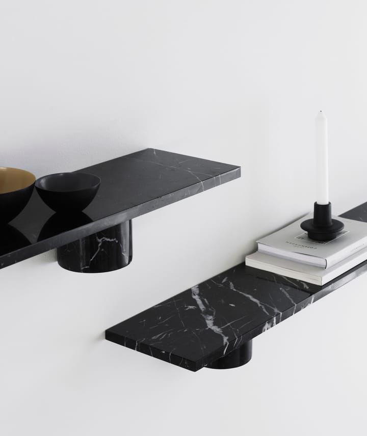 Sten Shelf wandplank 120 cm, Black marble Normann Copenhagen