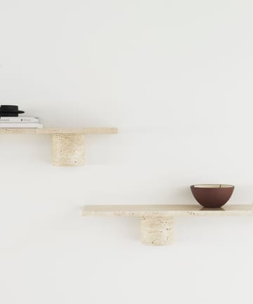 Sten Shelf wandplank 120 cm - Travertine - Normann Copenhagen