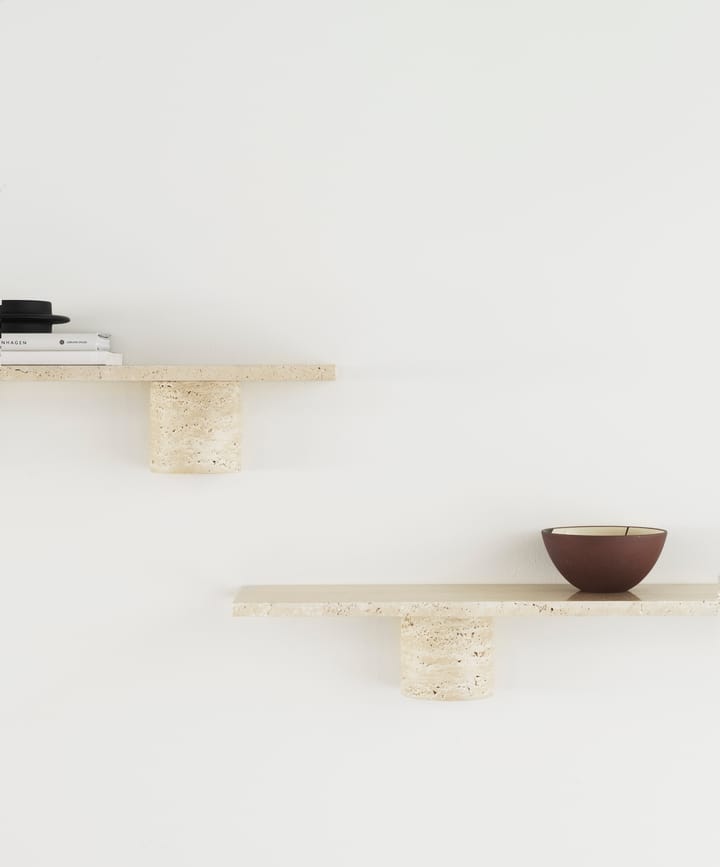 Sten Shelf wandplank 120 cm, Travertine Normann Copenhagen