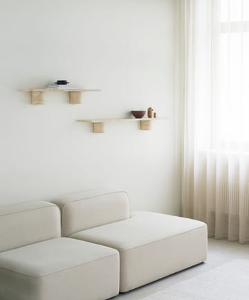 Sten Shelf wandplank 120 cm - Travertine - Normann Copenhagen