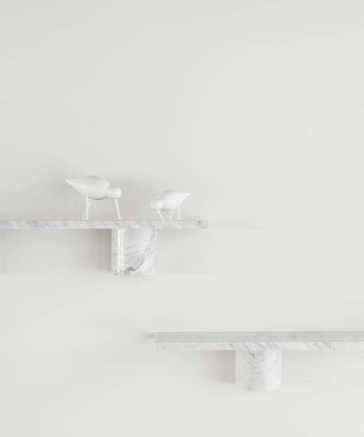 Sten Shelf wandplank 120 cm, White marble Normann Copenhagen