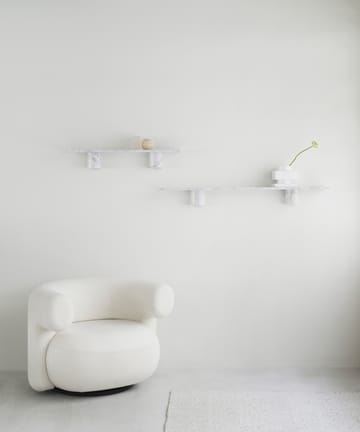 Sten Shelf wandplank 120 cm - White marble - Normann Copenhagen