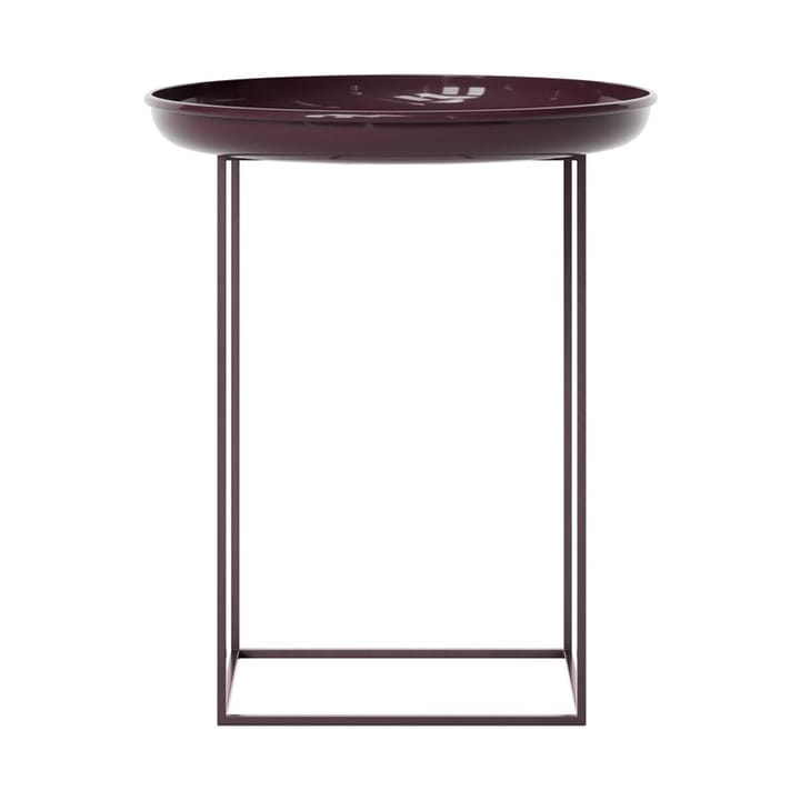 Duke bijzettafel small - Lacquered maroon - NORR11