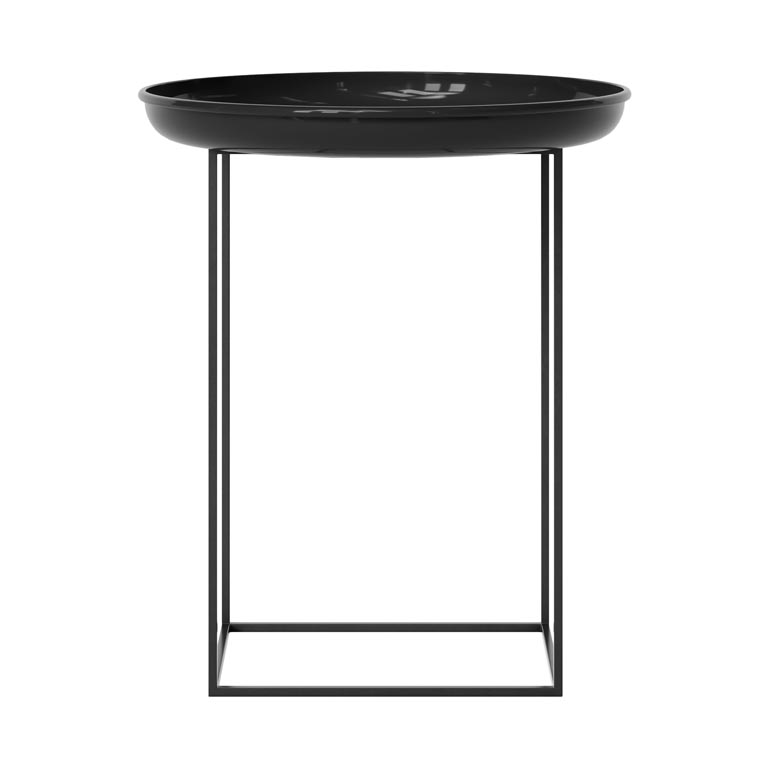 NORR11 Duke bijzettafel small Lacquered obsidian