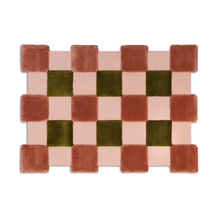 ODC Segment Rug Collection Square vloerkleed - Apricot-rose-olive, 142x198 cm - Ogeborg