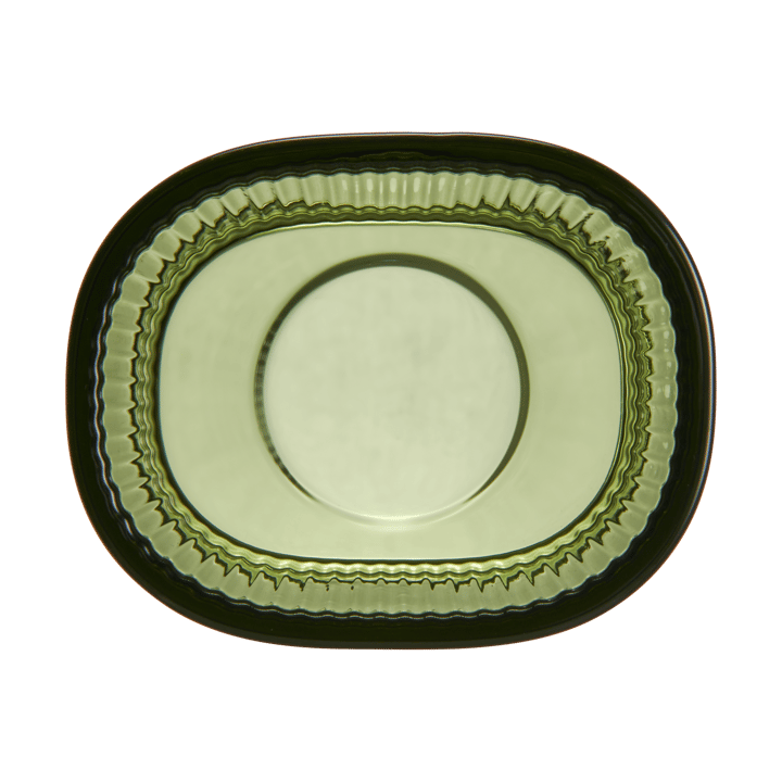 Magische kaarsenhouder super ellipse 7 cm, Groen Orrefors