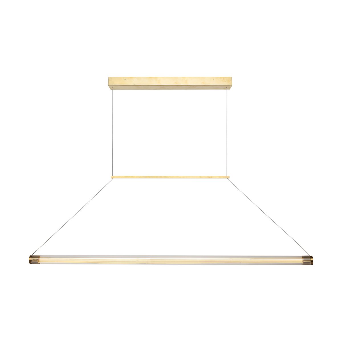 Örsjö Belysning Ray hanglamp messing 120 cm