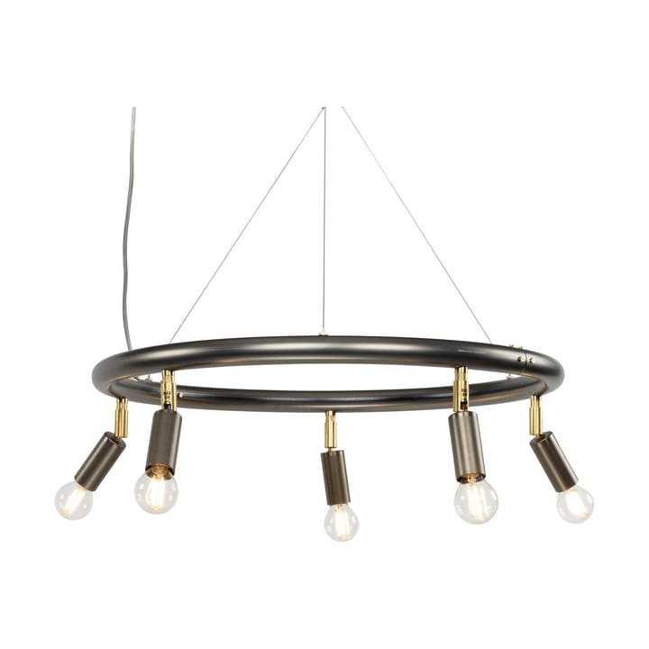 Star ronde 5-spots plafondlamp Ø60 cm - Staal - Örsjö Belysning