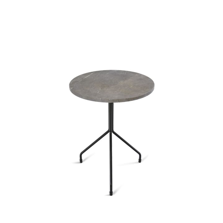 Allforone bijzettafel - Grey marble-black, Ø50 cm - OX Denmarq