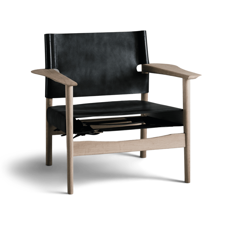 Autumn fauteuil zeepbehandeld eikenframe - Zwart - OX Denmarq