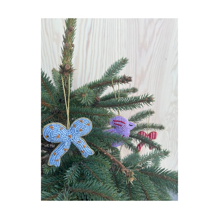 Christmas bird decoratiehanger 3-delig, Lavender-amber-offwhite OYOY