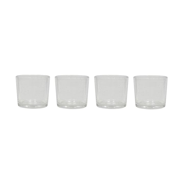 Kuki drinkglas 4-pack, Clear OYOY