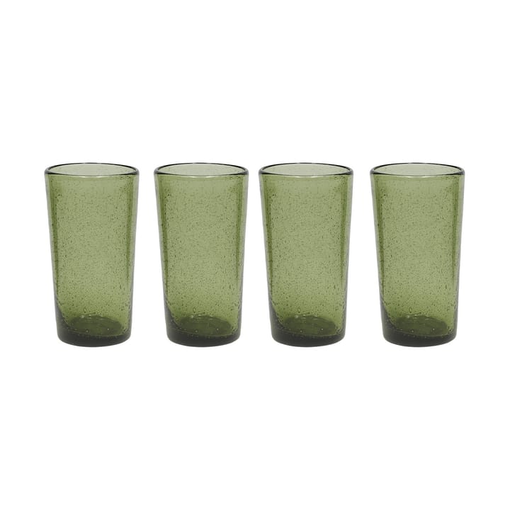 Kuki highball glas 4-pack, Green OYOY