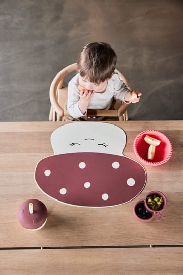 Mushroom placemat - Offwhite-red - OYOY