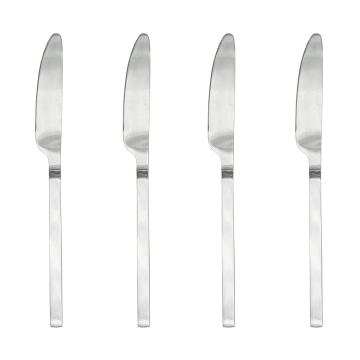 Yuka mes 4-pack - Brushed Steel - OYOY