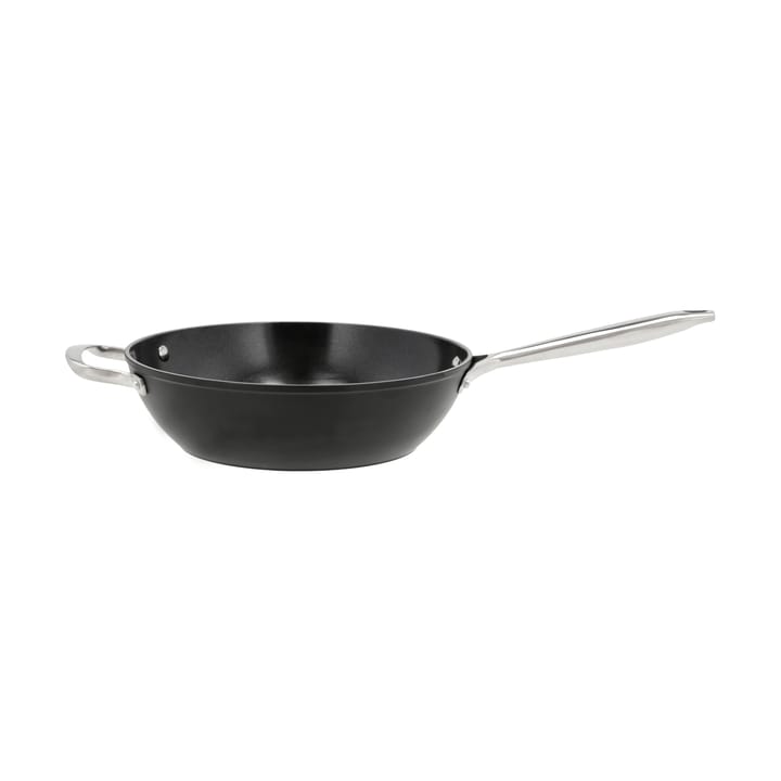 Travo wokpan keramisch non-stick 28 cm - Zwart-aluminium - Pillivuyt