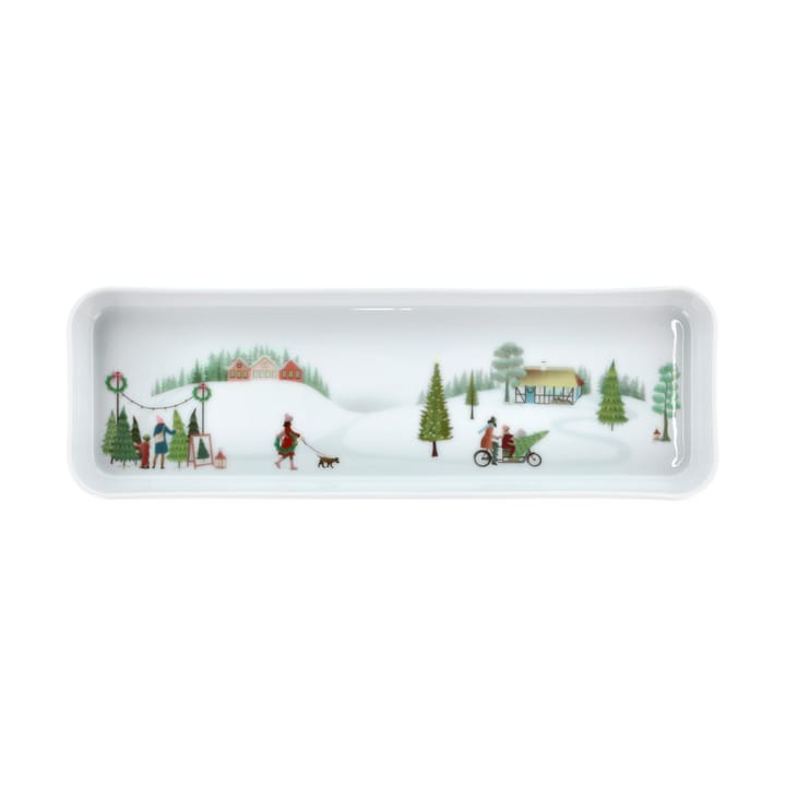 Vinter schaal 12x36 cm, Wit Pillivuyt