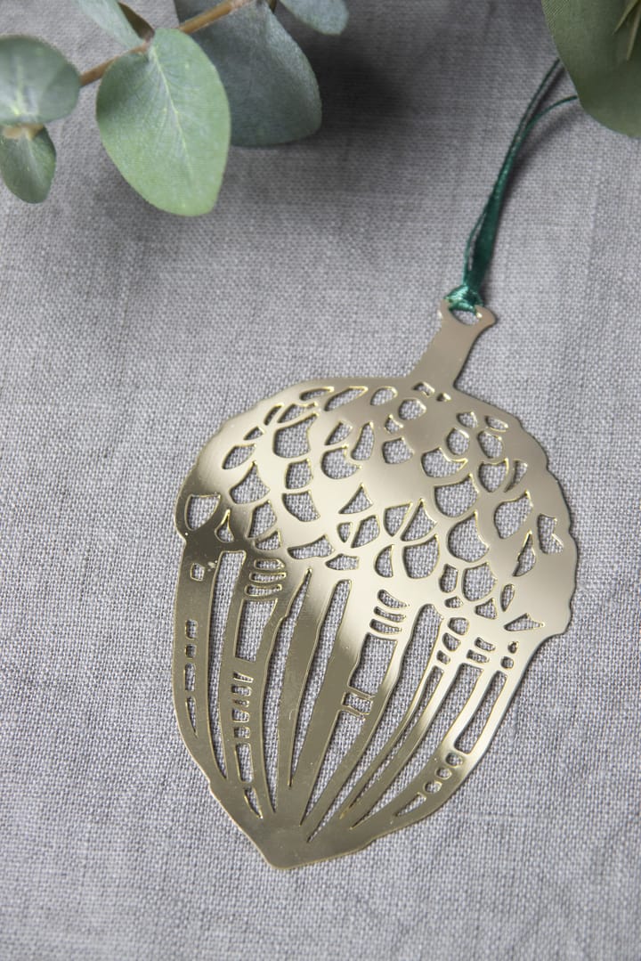 Acorn kersthanger, Goud Pluto Design