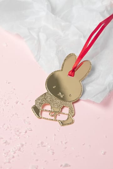 Miffy kerstdecoratiehanger - Goud - Pluto Design