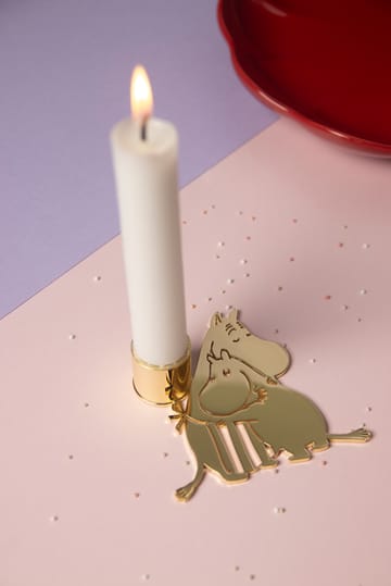 Moomin love kandelaar - Goud - Pluto Design