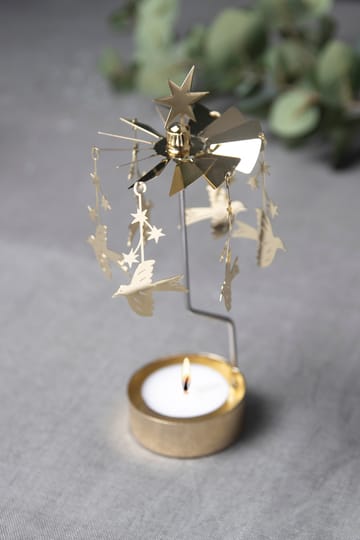 Starling theelicht carrousel - Goud - Pluto Design