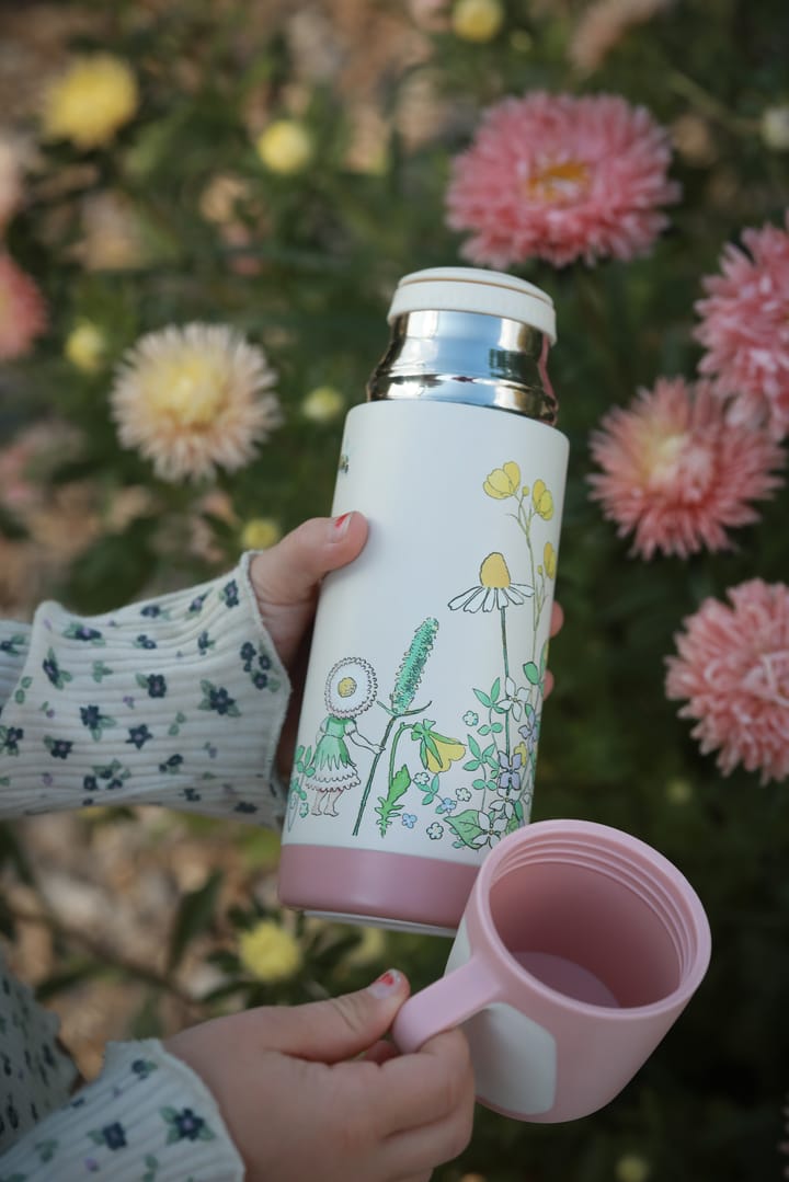 Elsa Beskow Blomsterfesten thermos 35 cl, Wit Rätt Start