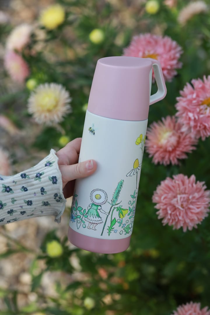 Elsa Beskow Blomsterfesten thermos 35 cl, Wit Rätt Start