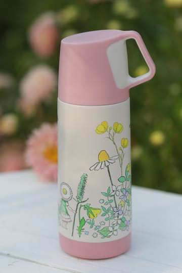 Elsa Beskow Blomsterfesten thermos 35 cl - Wit - Rätt Start