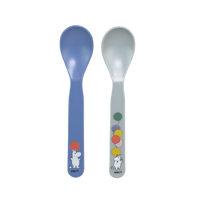 Mumin Festligheter lepel 2-pack - Grijs-blauw - Rätt Start