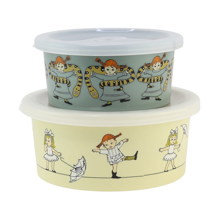 Pippi Circus snackbox 2-pack - Multi - Rätt Start