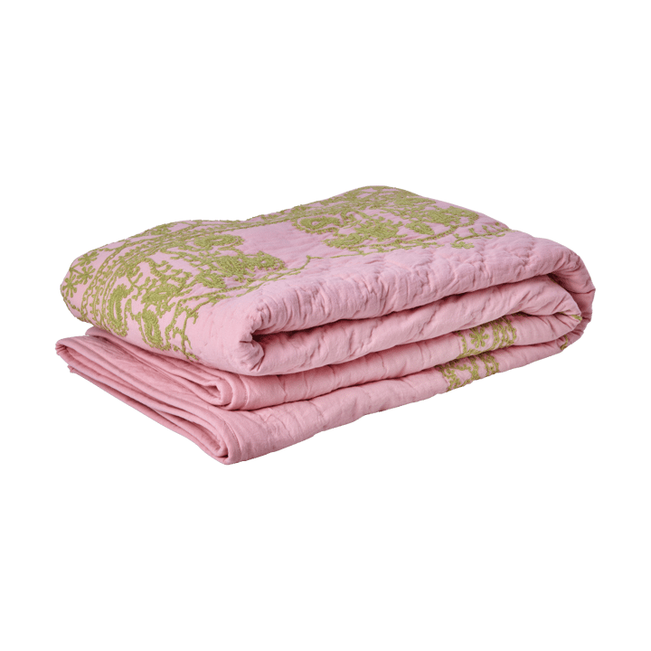 Rice gewatteerde deken 140x200 cm - Soft pink - RICE