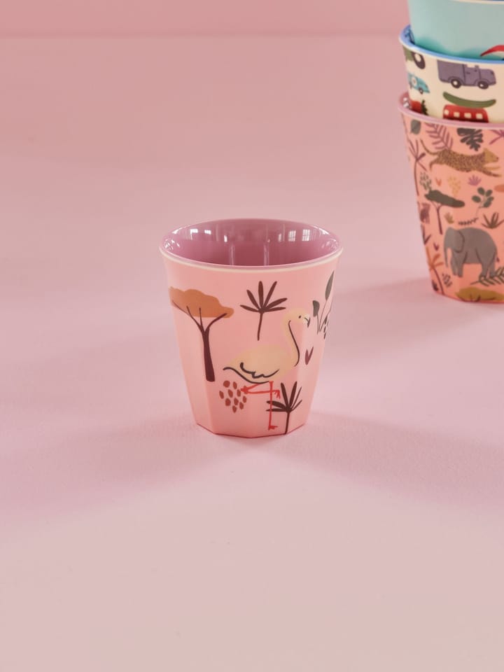 Rice kinderbeker melamine - Pink Jungle Animal - RICE