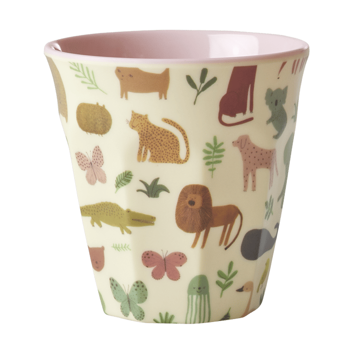 Rice kinderbeker melamine - Sweet Jungle Print-Soft Pink - RICE