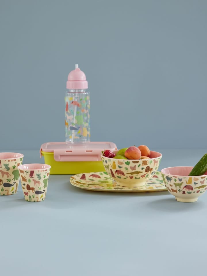 Rice kinderbeker melamine - Sweet Jungle Print-Soft Pink - RICE