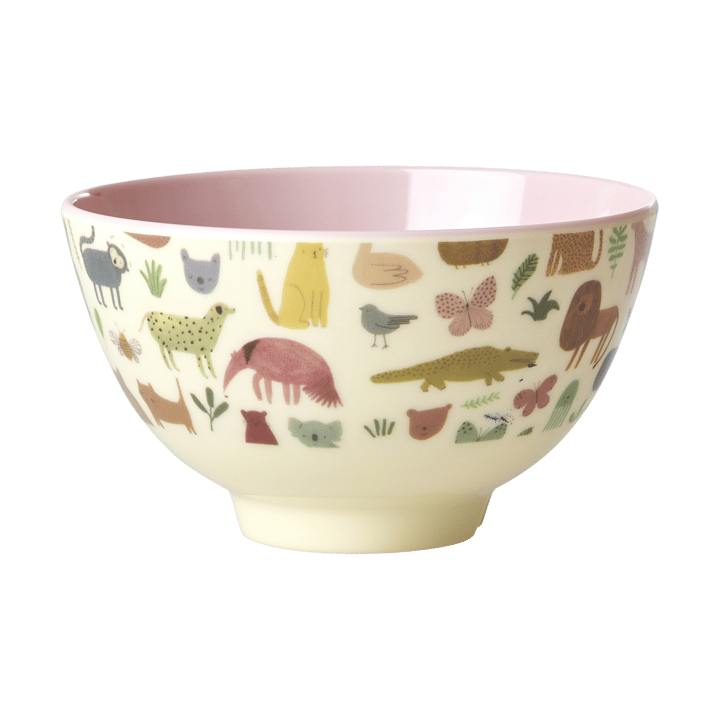 Rice melaminekom small - Sweet Jungle Print-Soft Pink - RICE