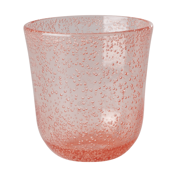 Rice tumblerglas bubbelontwerp acryl 41 cl - Peach - RICE