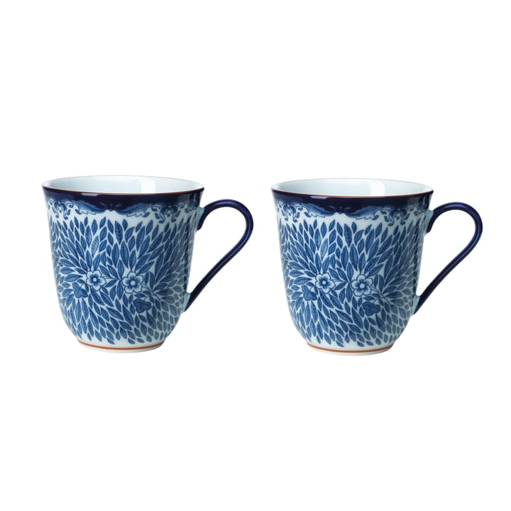 Ostindia Floris mok 30 cl 2-pack - Blauw - Rörstrand