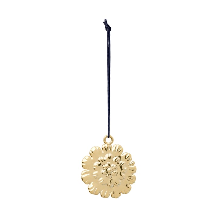 Ball flower kersthanger 6,5 cm - Verguld - Rosendahl