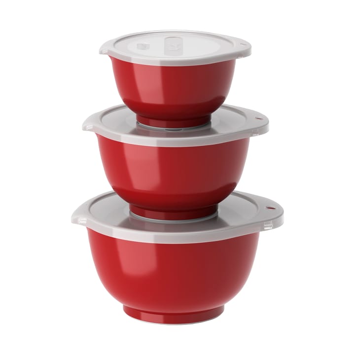 Margrethe minikommenset  3-pack - Rood - Rosti