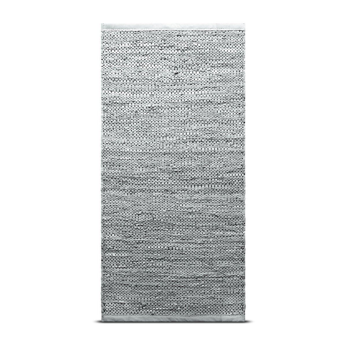 Rug Solid Leather vloerkleed 75 x 200 cm. light grey (lichtgrijs)