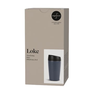 Loke reismok 24 cl - Grijs - Sagaform